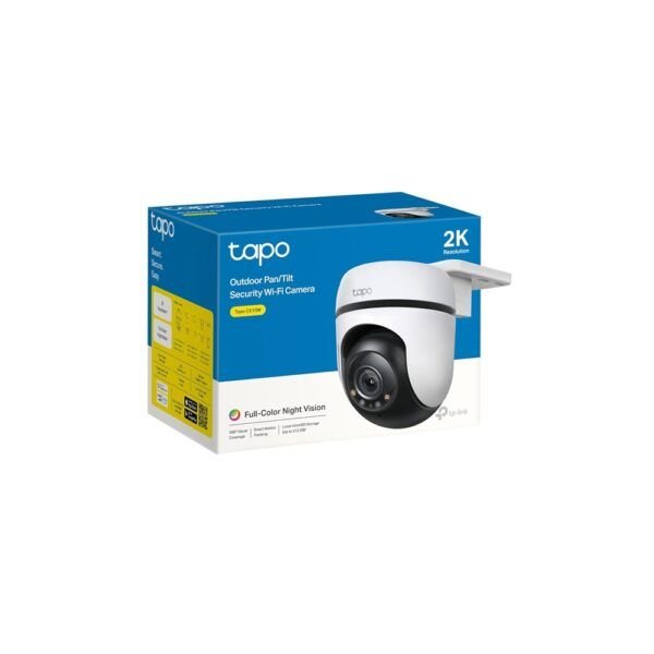 TAPO C510W Cámara de seguridad Wi-Fi para Exterior con vista de 360° y Detección IA