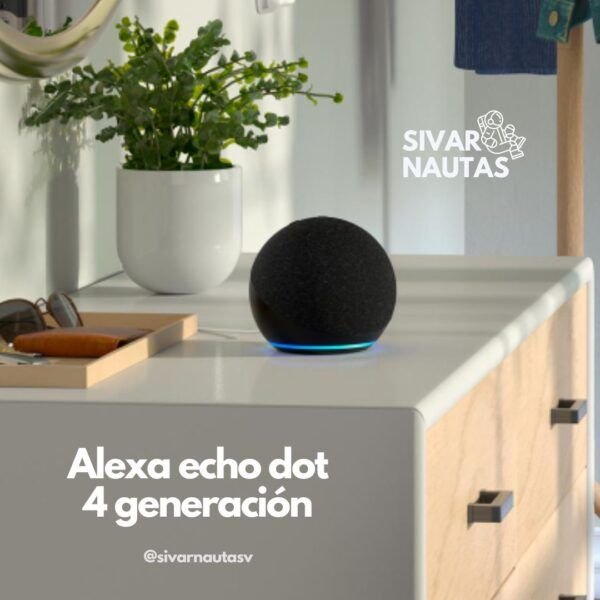 Nuevo Echo Dot 4ta Generación (Edición 2020) | Bocina inteligente con Alexa | Negro