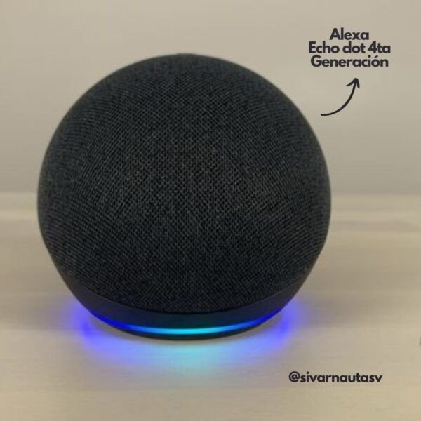 Nuevo Echo Dot 4ta Generación (Edición 2020) | Bocina inteligente con Alexa | Negro