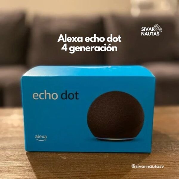 Nuevo Echo Dot 4ta Generación (Edición 2020) | Bocina inteligente con Alexa | Negro