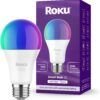 Focos inteligentes Roku (color, 1 unidad) | funcionan con Alexa y Google Assistant