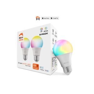 Foco Inteligente RGB Wi-Fi led con matter Nexxt Home (2 Pack)