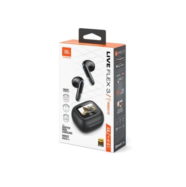 JBL Live Flex 3 con cancelación de ruido adaptable | Negro 5 JBL Live Flex 3 con cancelación de ruido adaptable | Negro