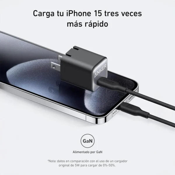 Cargador Anker Nano USB-C 30W 3 Cargador Anker Nano USB-C 30W