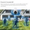 Cámara de seguridad Wi-Fi para Exterior con vista de 360° y Detección IA | TAPO C500