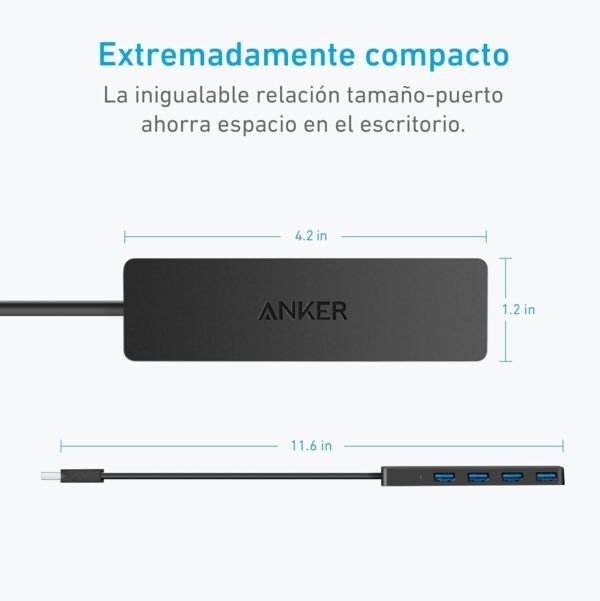 Hub USB 3.0 con 4 puertos - Anker