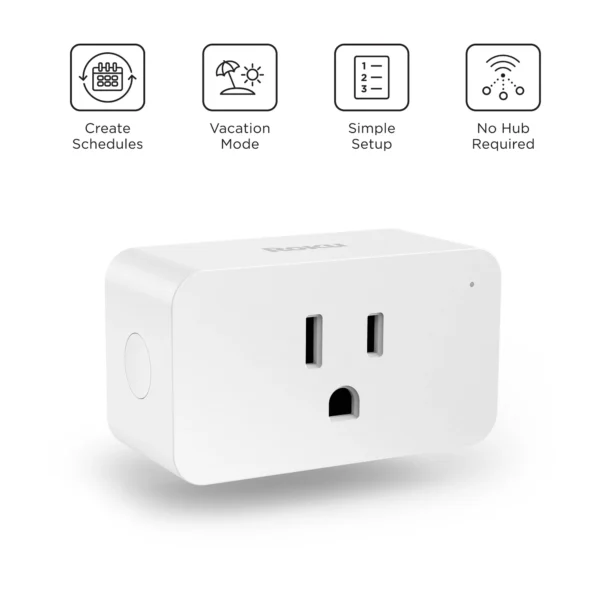 Roku Enchufe inteligente inteligente para interiores | paquete de 2