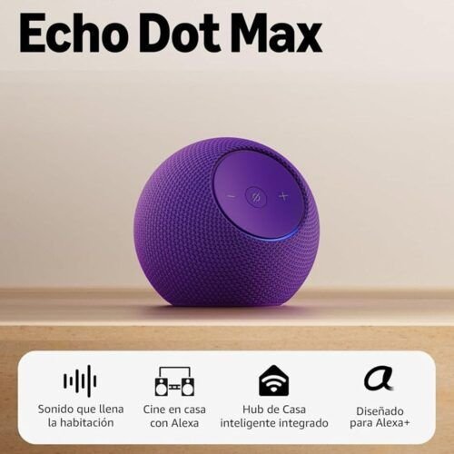 Sivarnautas.com 16 Echo Dot Max | Bocina inteligente con Alexa | Amatista