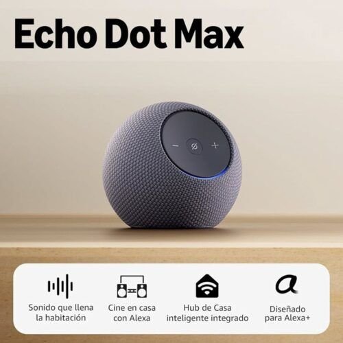 Sivarnautas.com 20 Echo Dot Max | Bocina inteligente con Alexa | Negro