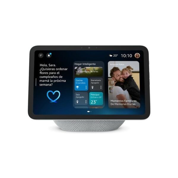 echo show 8 blanco pantalla Echo Show 8 4ta gen Pantalla táctil inteligente alta definición audio espacial, con asistente Alexa | Blanco