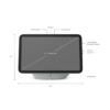 echo show 8 detalle Echo Show 8 4ta gen Pantalla táctil inteligente alta definición audio espacial, con asistente Alexa | Negro