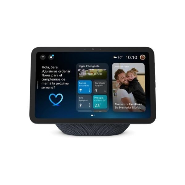 echo show 8 negro pantalla Echo Show 8 4ta gen Pantalla táctil inteligente alta definición audio espacial, con asistente Alexa | Negro