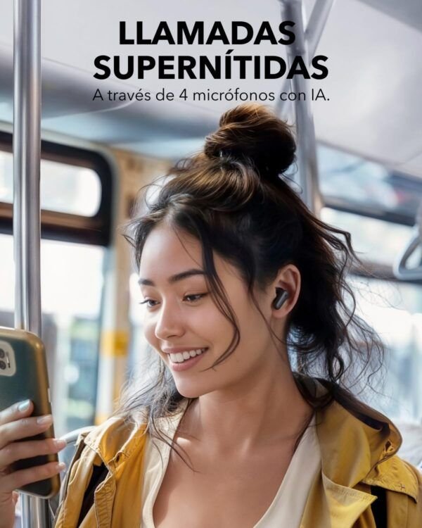 P30i Soundcore by Anker - Auriculares con cancelación de ruido, 45H de reproducción.