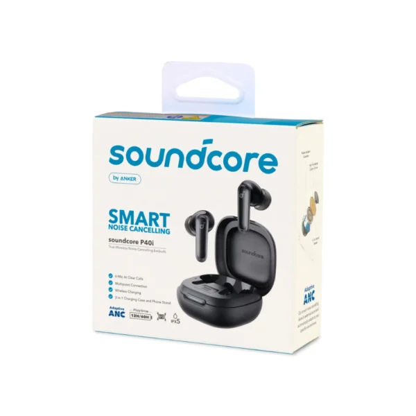 Soundcore P40i by Anker Audífonos con cancelación de ruido, 60H de Reproducción