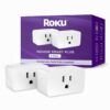 Roku Enchufe inteligente inteligente para interiores | paquete de 2