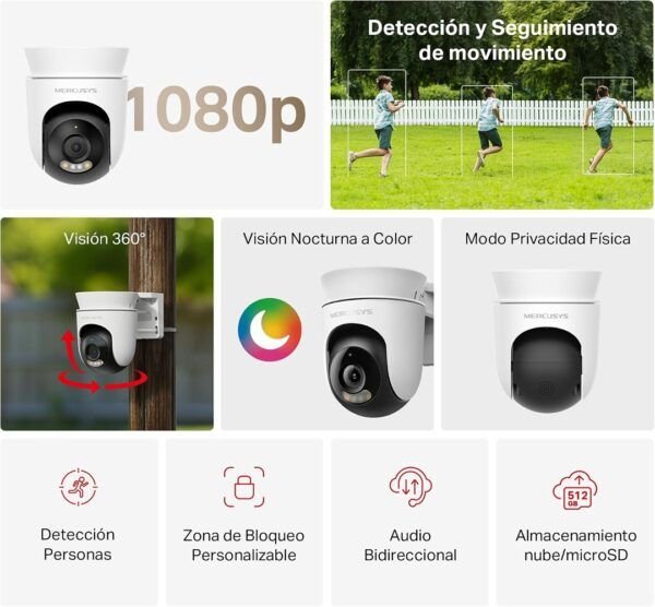 Cámara de seguridad para exteriores Mercusys MC500 4 Cámara de seguridad para exteriores Mercusys MC500