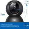 rango Cámara de seguridad para interiores Tapo C201 by TP-Link 1080P panorámica/inclinable