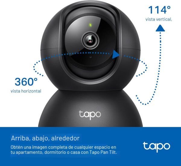 rango Cámara de seguridad para interiores Tapo C201 by TP-Link 1080P panorámica/inclinable