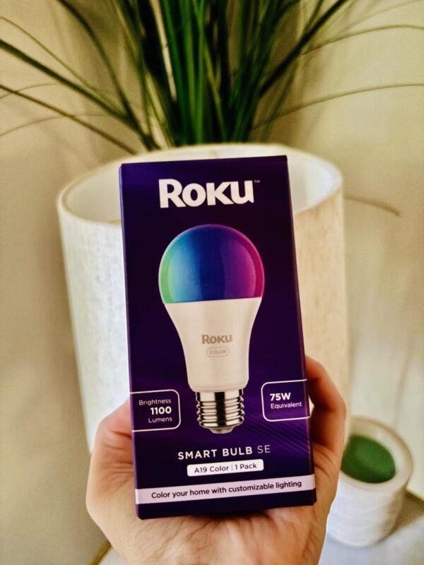 Focos inteligentes Roku (color, 1 unidad) | funcionan con Alexa y Google Assistant