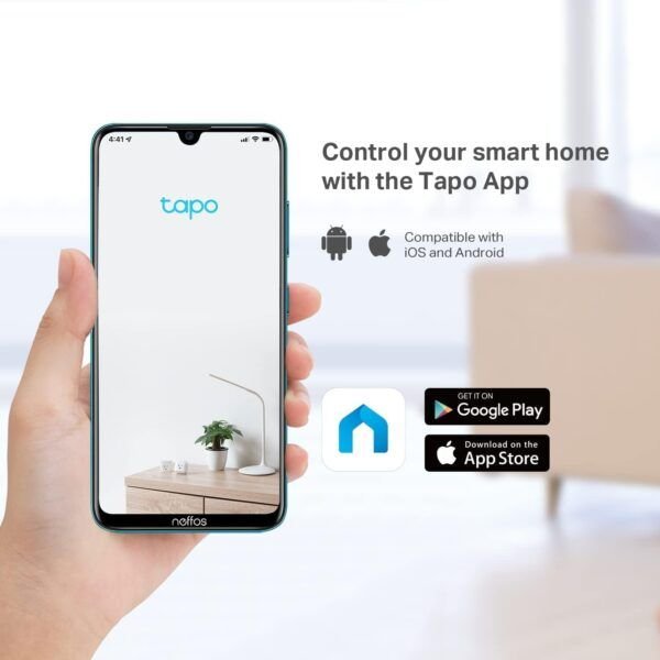tapo app Cámara de seguridad para interiores Tapo C201 by TP-Link 1080P panorámica/inclinable